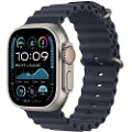 Apple Watch Ultra 2 GPS + Cellular 49mm - Titanium Case with Navy Ocean Band