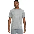 Nike Kortærmet Nike Stride Dri-FIT ADV-løbetop til mænd - grå
