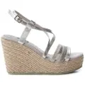 Xti Xtitil kvinder. 49029 Sandal 049029 ice -Højde kile: 10 cm (41), 8-10, Spænder, Casual, Grå
