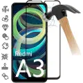 Mtp Products Xiaomi Redmi A3 Skærmbeskyttelse Hærdet Glas - 9H - Full Fit - Sort Kant