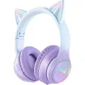Onikuma B90 gaming-headset (blå/lilla)
