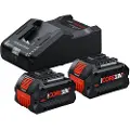 Bosch 2 Procore18vplus 8.0 Ah+gal18v-160 Oplader Og Batteri