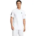 Adidas Club 3 Stripes Kortærmet Polo