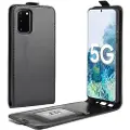 Mtp Products Samsung Galaxy S20 FE Vertikal Flip Taske med Kortholder - Sort