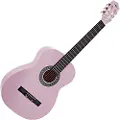 Gear4Music Klassisk Guitar Pink fra