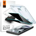 Spigen Samsung Galaxy S24 Ultra Spigen Glas.tR Ez Fit Privacy Skærmbeskyttelse Hærdet Glas - 2 Stk.