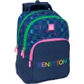 Safta 612550773 Benetton Damero 20l 27x33x10 Cm Rygsæk