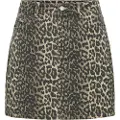 Vila Leopardprint Mininederdel
