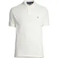 Ralph Lauren Polo Ralph Laurentil mænd. 710680784438 Den ikoniske off-white pique polo shirt (S), Hvid, Casual, Bomuld, Korte ærmer
