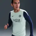 Nike Maskinstrikket Inter Milan Strike Nike Dri-FIT-fodboldtrøje med rund hals til kvinder - grå