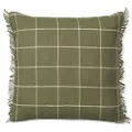 Ferm Living Pude CALM 50 x 50 cm, oliven, bomuld / linned, fast LIVING