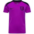 Nike England Strike Nike Dri-FIT-fodboldtrøje med korte ærmer til større børn - lilla