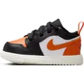 Jordan 1 Low Alt-sko til babyer/småbørn - sort