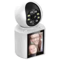 Mtp Products Escam QF104 3MP PTZ Sikkerhedskamera Kamera - Hvid