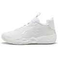 Puma MB.04 Lo Ice White Basketball Shoes Unisex, Shoes, White/Sun Struck, 43