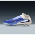 Nike Phantom 6 High Elite-fodboldstøvler til græs - blå