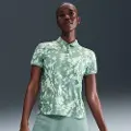 Nike Kortærmet Nike Victory Dri-FIT-golfpolo med print til kvinder - grøn