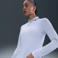 Nike Langærmet Nike Tour Dri-FIT UV Protection-golfpolotrøje til kvinder - grå