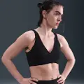 Nike One-sports-bh med indlæg og let støtte til kvinder - sort