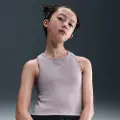 Nike Ribbet Nike Sportswear-tanktop til piger - lilla