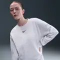 Nike Oversized Nike Sportswear Phoenix Fleece-sweatshirt med rund hals til kvinder - brun