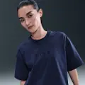 Nike Kortærmet Nike Sportswear-T-shirt med firkantet pasform til kvinder - blå