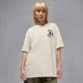 Jordan Oversized Jordan Flight-T-shirt med grafik til kvinder - brun