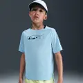 Nike Kortærmet Nike Multi Tech Dri-FIT-overdel til større børn (drenge) - blå