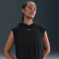 Nike Ærmeløs Nike Sportswear Chill Terry-hættetrøje i french terry til kvinder - sort
