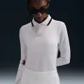 Nike Langærmet Nike Tour Dri-FIT UV Protection-golfpolotrøje til kvinder - hvid