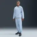 Nike Solo Swoosh-fleecebukser med opslag til mænd - blå