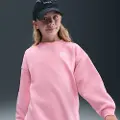 Nike Oversized Nike Sportswear Club Fleece-sweatshirt til større børn - Pink
