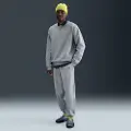 Nike Solo Swoosh-fleecebukser med opslag til mænd - grå