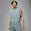 Jordan Sport Crossover Dri-FIT-hættetrøje uden ærmer til mænd - grå