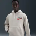 Nike Solo Swoosh-hættetrøje i fleece til mænd - brun