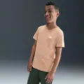 Nike Sportswear-T-shirt til større børn - brun
