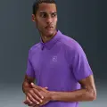 Nike NikeCourt Advantage Dri-FIT-tennispolo til mænd - lilla