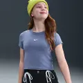 Nike Sportswear Cropped-T-shirt til større børn (piger) - blå