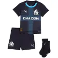 Puma Olympique de Marseille 25/26 Away Babykit Toddler, Clothing, Navy/Luminous Blue, 1-2Y