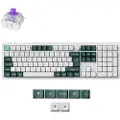Keychron Q6 HE 100% Knob Wireless Tri-Mode QMK - Gateron 2.0 Magnetic Switch - Shell White - Gaming Tastatur - Nordisk - Hvid