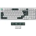 Keychron Q5 HE 96% Knob Wireless Tri-Mode QMK - Gateron 2.0 Magnetic Switch - Shell White - Gaming Tastatur - Nordisk - Hvid