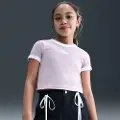 Nike Sportswear Cropped-T-shirt til større børn (piger) - lilla