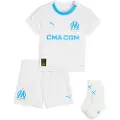 Puma Olympique de Marseille 25/26 Home Babykit Toddler, Clothing, White/Azure, 6-9M