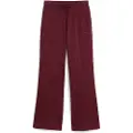 Puma HER Comfort High-Waist Straight Pants Women, Clothing, Ruby Shimmer, XS