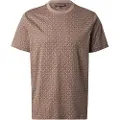 Michael Kors Michael Korstil mænd. CS5529A5KS T-shirt med logo, brun (S), Casual, Bomuld, Korte ærmer