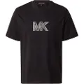 Michael Kors Michael Korstil mænd. CT552LN1V2 Sort grafisk T-shirt (S), Casual, Bomuld, Korte ærmer