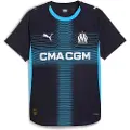 Puma Olympique de Marseille 25/26 Authentic Away Jersey Men, Sport, Navy/Luminous Blue, XL