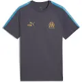 Puma Olympique de Marseille KING Tee Men, Sport, Galactic Gray/Luminous Blue, M
