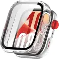 Mtp Products Huawei Watch Fit 4 Plastikcover med Skærmbeskyttelse Hærdet Glas - Klar