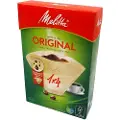 Melitta Original 1x4 brunt kaffefilter i papper 80st